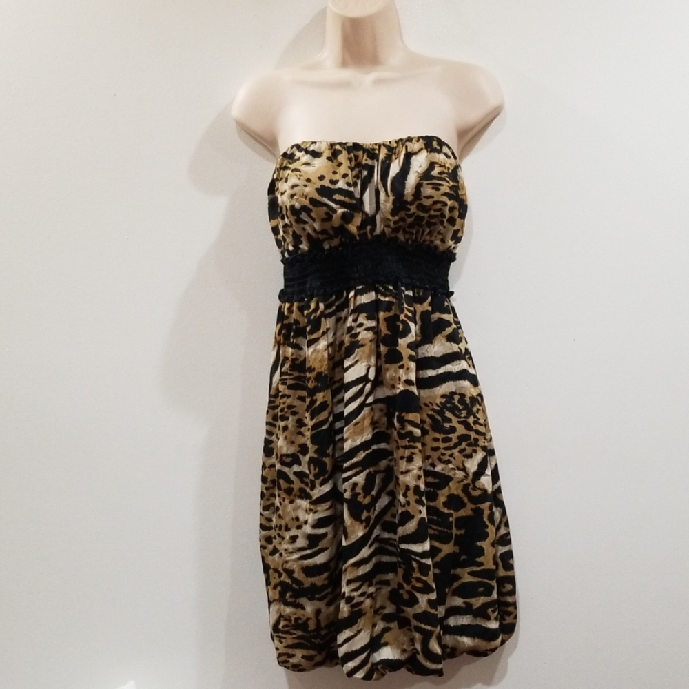 Dori women's leopard animal print dress size 1X